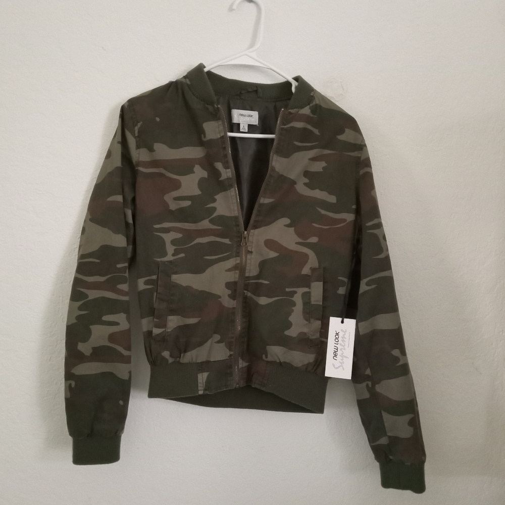 Camo Bomber Jacket